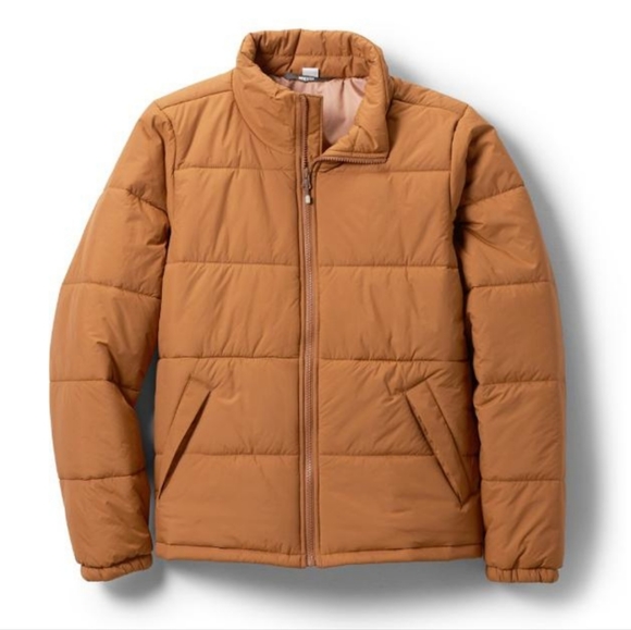 REI Jackets & Blazers - REI Co-op Brown Tan Groundbreaker Insulated Jacket 157225